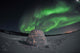 Aurora Borealis over Igloo Wall Decal Design 11