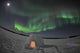 Aurora Borealis over Igloo Wall Decal Design 4