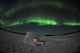 Aurora Borealis over Igloo Wall Decal Design 3