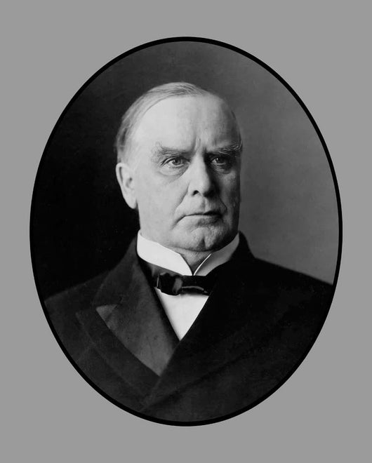 Vector Portrait President William Wall Decal Design 2
