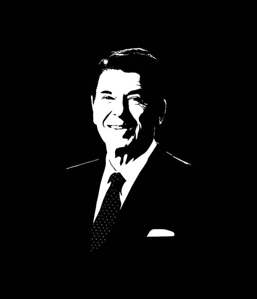 Vector Portrait President Ronald Wall Decal