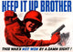 Digitally Restored War Propaganda Wall Decal Design 235