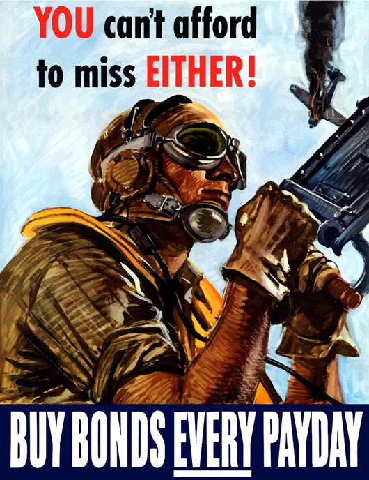 Digitally Restored War Propaganda Wall Decal Design 234