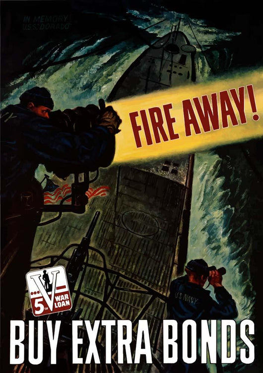 Digitally Restored War Propaganda Wall Decal Design 232