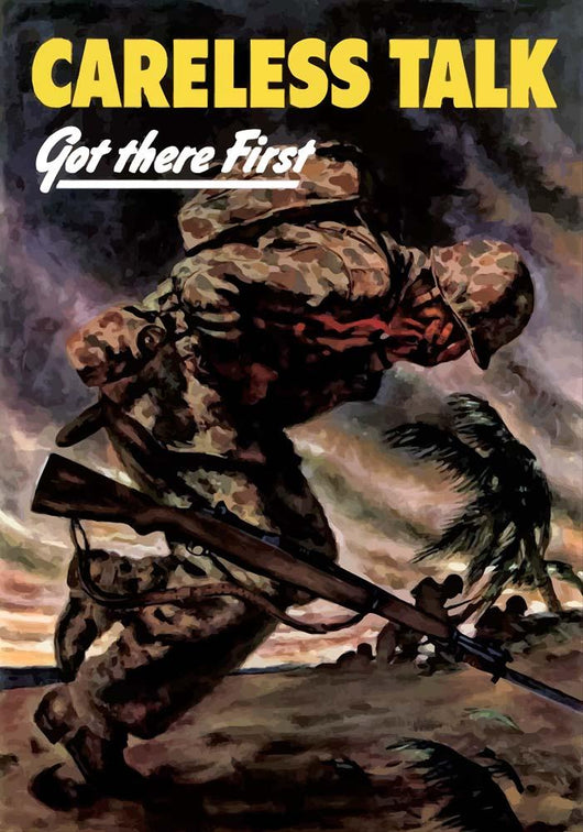 Digitally Restored War Propaganda Wall Decal Design 227
