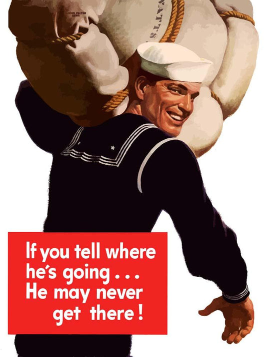 Digitally Restored War Propaganda Wall Decal Design 224
