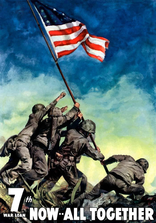 Digitally Restored War Propaganda Wall Decal Design 219