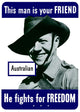 Digitally Restored War Propaganda Wall Decal Design 210