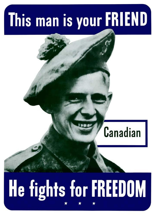 Digitally Restored War Propaganda Wall Decal Design 209
