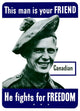 Digitally Restored War Propaganda Wall Decal Design 209
