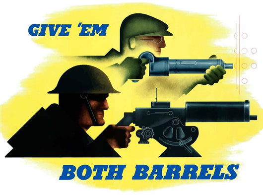 Digitally Restored War Propaganda Wall Decal Design 188