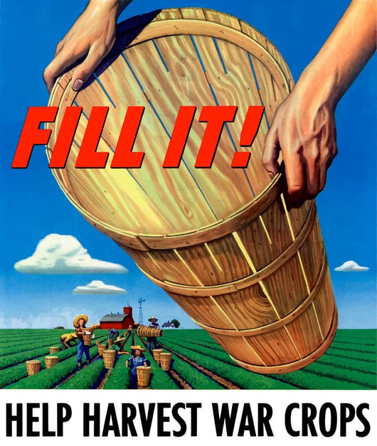 Digitally Restored War Propaganda Wall Decal Design 186
