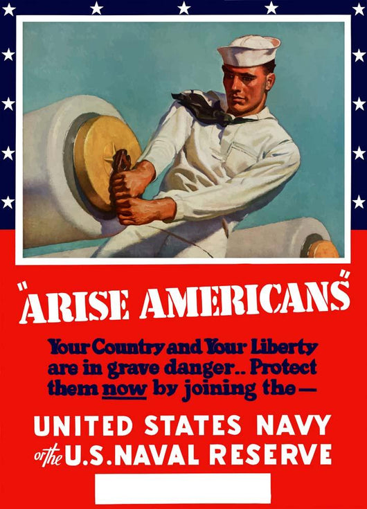 Digitally Restored War Propaganda Wall Decal Design 160