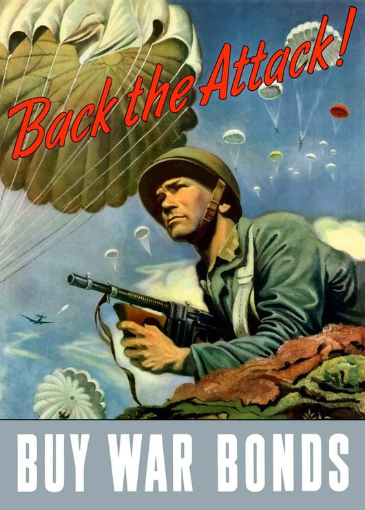 Digitally Restored War Propaganda Wall Decal Design 157