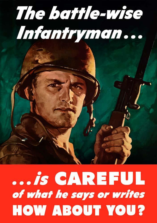 Digitally Restored War Propaganda Wall Decal Design 155