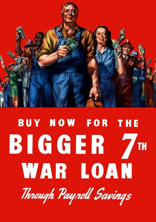 Digitally Restored War Propaganda Wall Decal Design 148