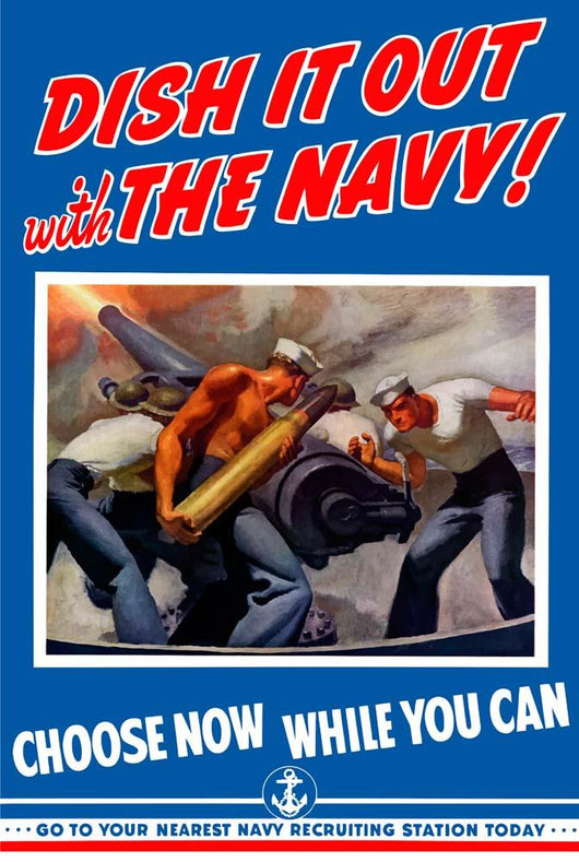 Digitally Restored War Propaganda Wall Decal Design 140