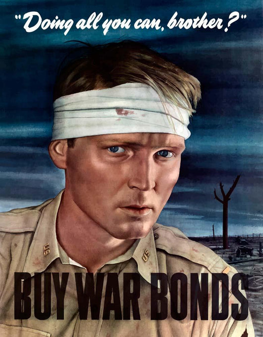 Digitally Restored War Propaganda Wall Decal Design 139