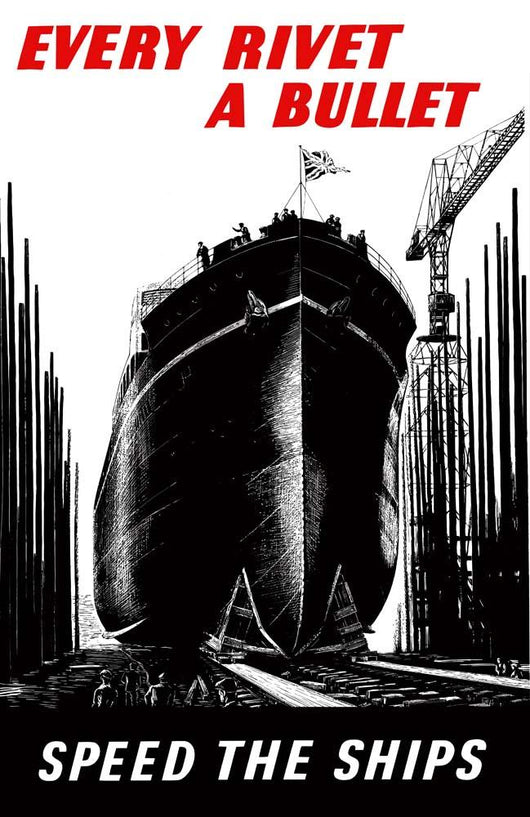 Digitally Restored War Propaganda Wall Decal Design 131