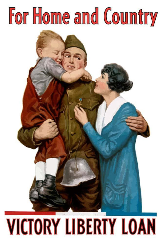 Digitally Restored War Propaganda Wall Decal Design 126