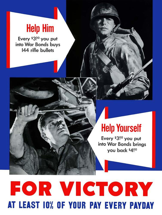 Digitally Restored War Propaganda Wall Decal Design 120