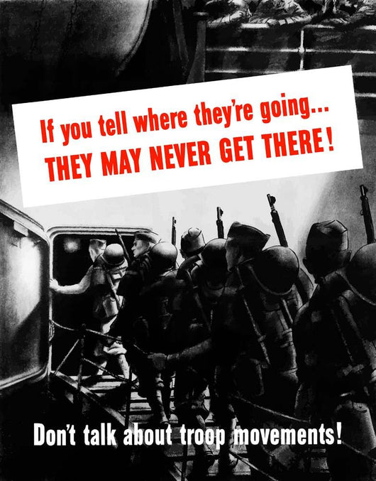 Digitally Restored War Propaganda Wall Decal Design 115