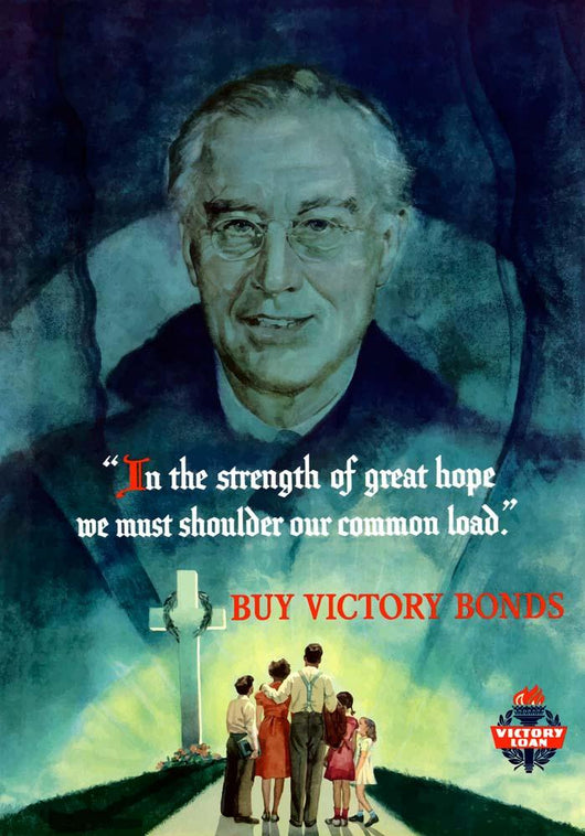 Digitally Restored War Propaganda Wall Decal Design 114