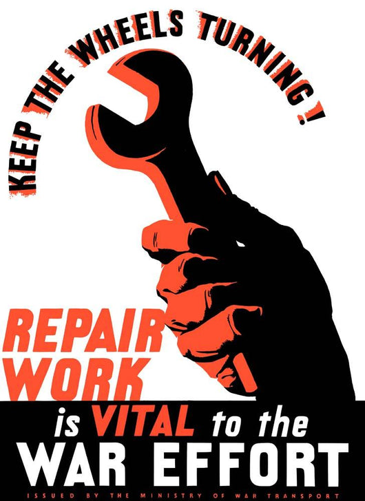 Digitally Restored War Propaganda Wall Decal Design 97