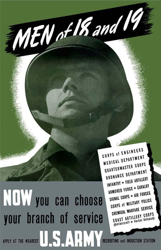 Digitally Restored War Propaganda Wall Decal Design 76