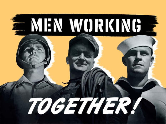 Digitally Restored Wwii War Wall Decal Design 3