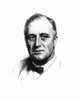 Vector Sketch Franklin Delano Wall Decal