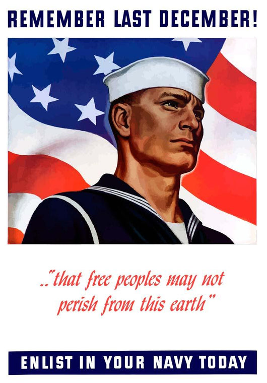 Digitally Restored War Propaganda Wall Decal Design 60