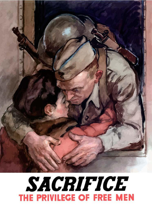Digitally Restored War Propaganda Wall Decal Design 58