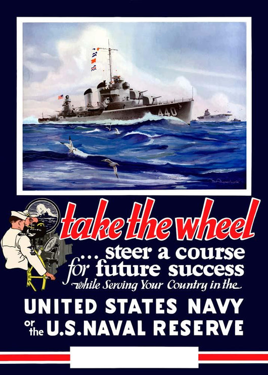 Digitally Restored War Propaganda Wall Decal Design 30
