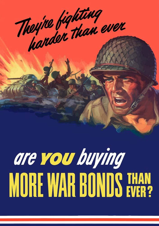 Digitally Restored War Propaganda Wall Decal Design 29