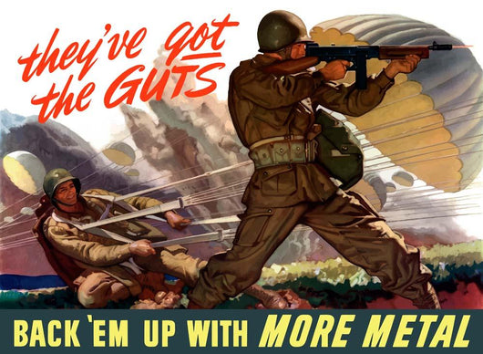 Digitally Restored War Propaganda Wall Decal Design 28