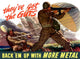 Digitally Restored War Propaganda Wall Decal Design 28