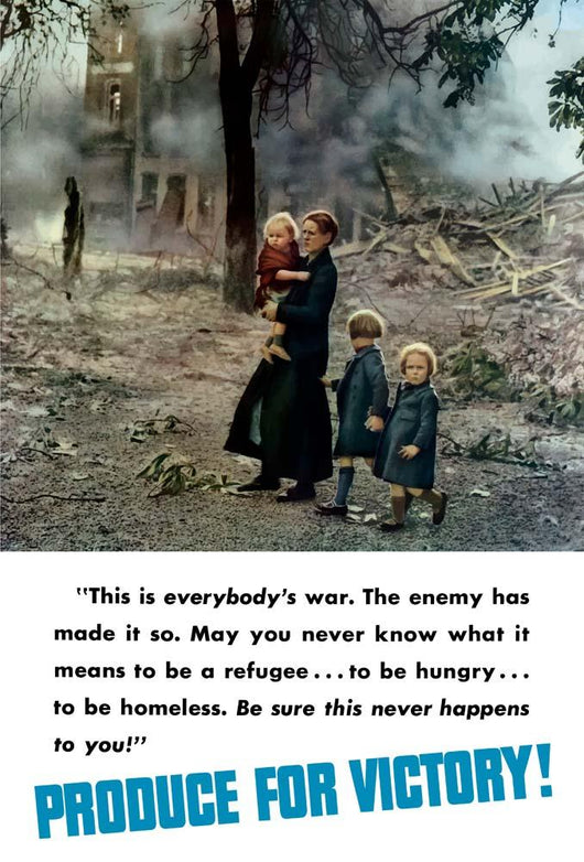 Digitally Restored War Propaganda Wall Decal Design 27
