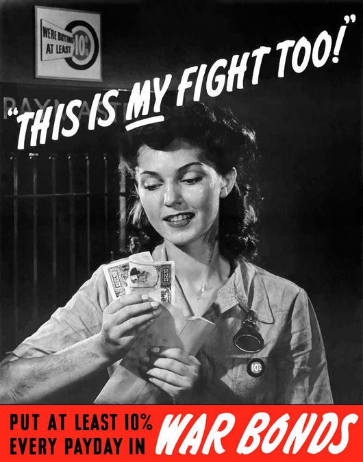 Digitally Restored War Propaganda Wall Decal Design 25