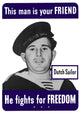 Digitally Restored War Propaganda Wall Decal Design 19