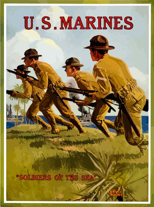 Digitally Restored War Propaganda Wall Decal Design 10