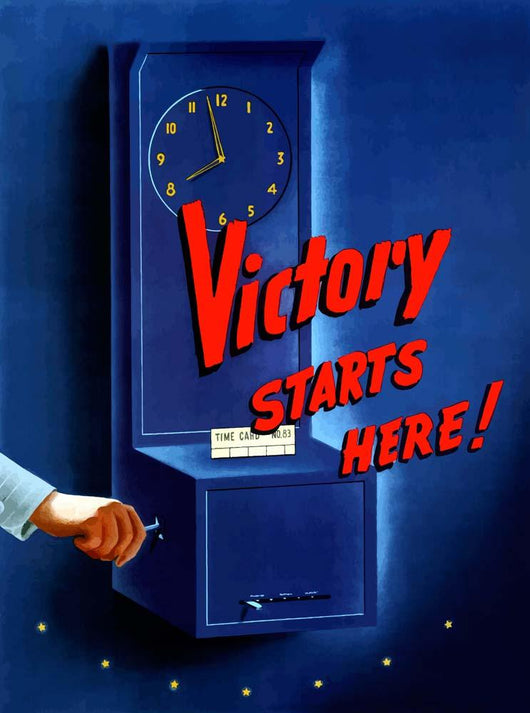 Digitally Restored War Propaganda Wall Decal Design 9