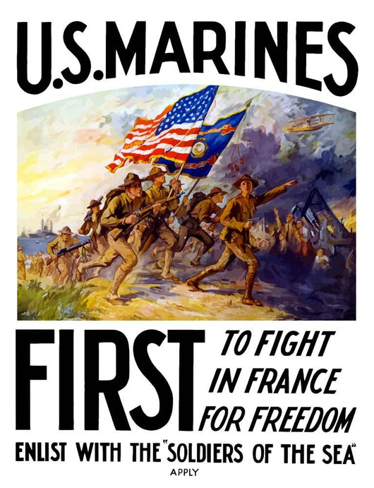 Digitally Restored War Propaganda Wall Decal Design 8