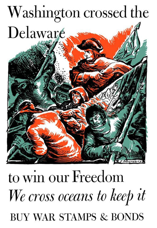 Digitally Restored War Propaganda Wall Decal Design 4