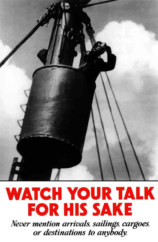 Digitally Restored War Propaganda Wall Decal Design 3