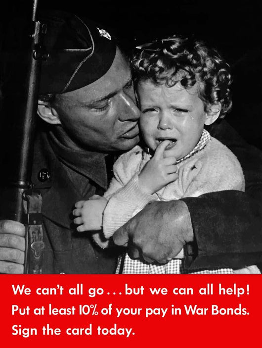 Digitally Restored War Propaganda Wall Decal Design 1