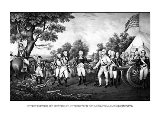 Revolutionary War Print Showing Wall Decal