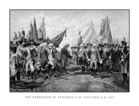 Vintage Revolutionary War Print Wall Decal Design 3