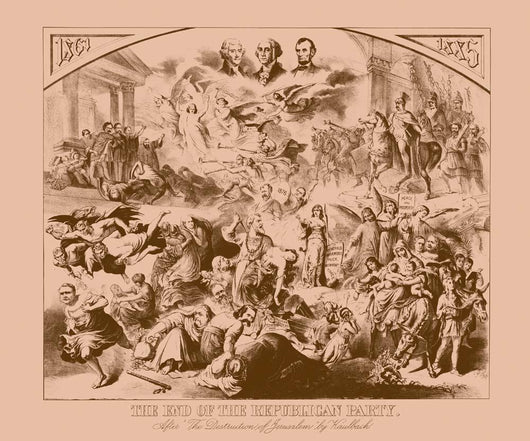 Vintage American History Print Wall Decal Design 27