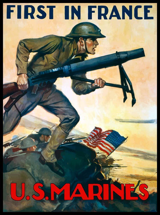 World War One Marines Wall Decal